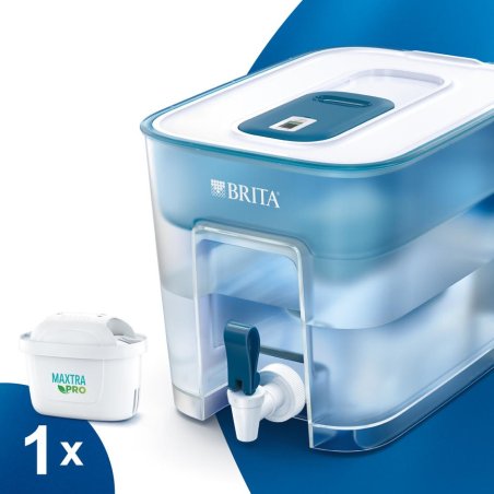 Brita Flow Dispenser water filter 8.2 L Blue, Transparent