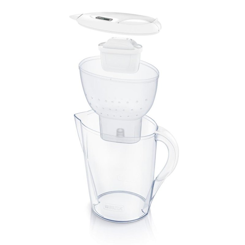 Brita Marella Dispenser water filter 2.4 L Transparent, White