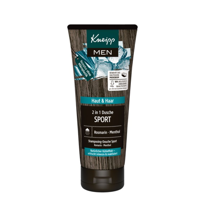 Kneipp 917741 gel douche et nettoyant pour le corps 200 ml Hommes Corps et cheveux