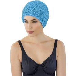 Fashy Women's Frilled Turquoise Bathing Cap