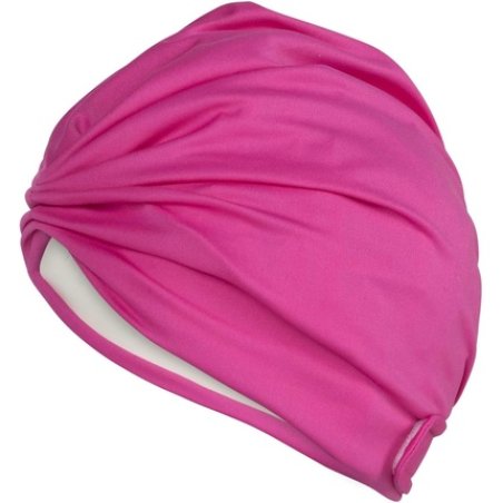 Fashy Fabric Swimming Cap with Velcro Fastening Pink One Size