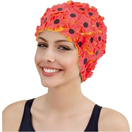Fashy Flower Rubber Bathing Cap