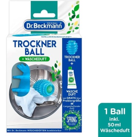 Trockner-Ball + Wäscheduft, 50ml (blau)