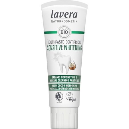 Lavera Sensitive Whitening Toothpaste 5 in 1 Protection - Natural Whitening