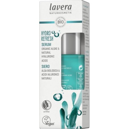 Lavera Hydro Refresh Serum Organic Algae Natural Hyaluron Acids Cosmetics Vegan Certified 30ml