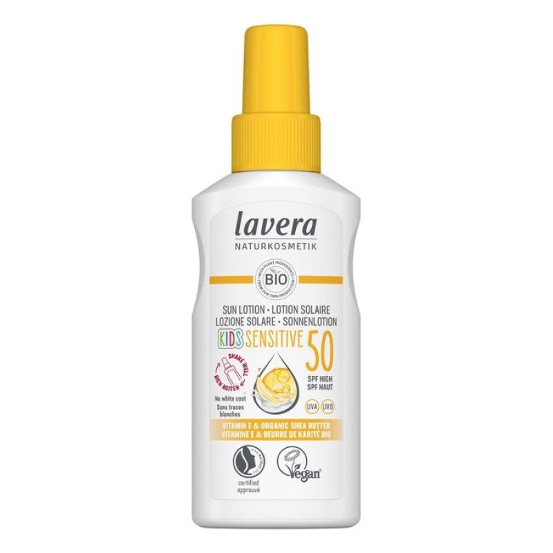 Lavera Kids' Sun Lotion Sensitive SPF 50 - Sun Cream for Children