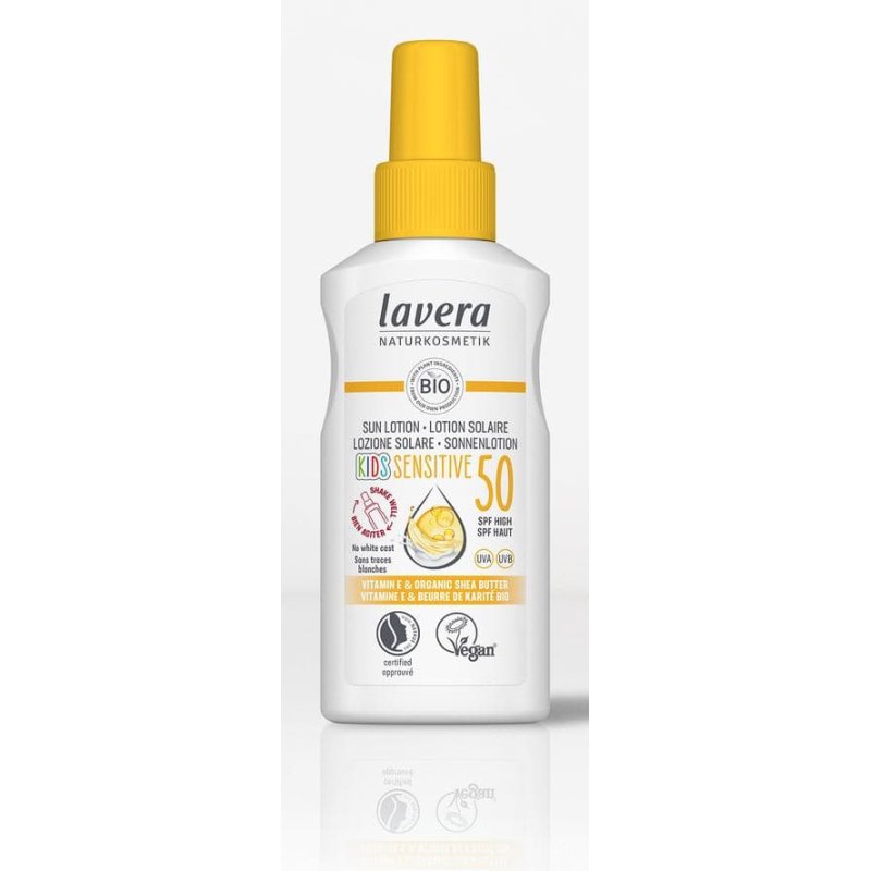 Lavera Kids' Sun Lotion Sensitive SPF 50 - Sun Cream for Children