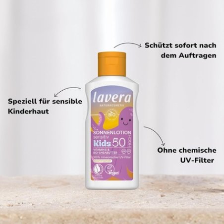 Lavera Sun Lotion Sensitive Kids SPF 50 - Sunscreen for Children