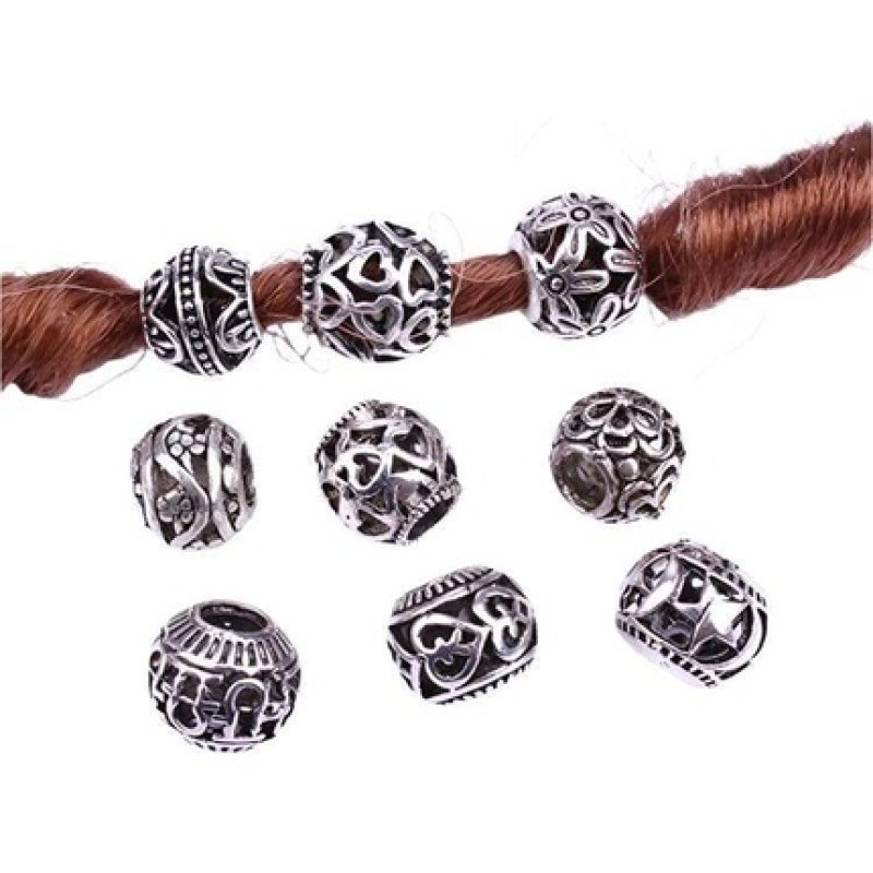 Dreamfix Dreadlocks Cuff Beads Accessories - 24 Pieces