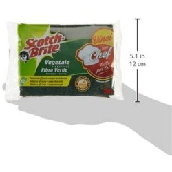 Scotch-Brite Classic Plant-Based Abrasive Sponge 2 Pieces Green and Yellow