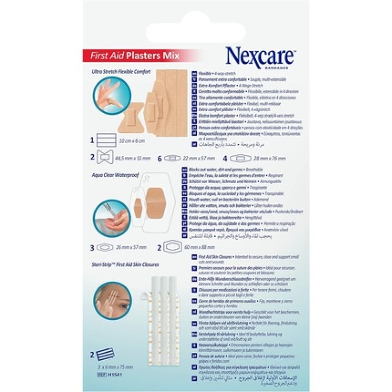 Nexcare First Aid Plasters Mix Assorted