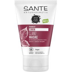 Sante Naturkosmetik Glossy Shine Mask with Organic Birch Leaf Extract and 3-Fold Protein