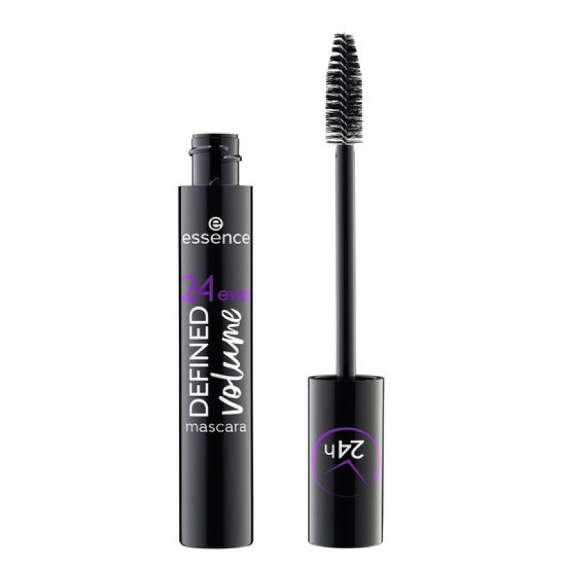 essence 24ever Defined Volume Mascara Black Long-Lasting Volume-Conditioning with Vitamins Intensive Colour-Intense