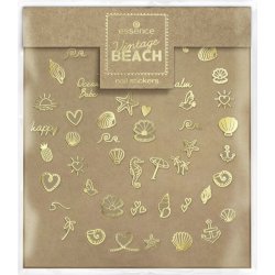 Essence Vintage Beach Nail Stickers No. 01 Shell We Go To The Beach Gold
