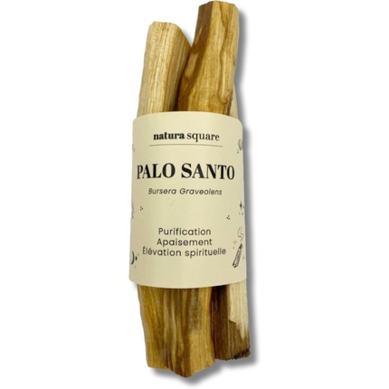 Natura Square Set of 4 Palo Santo Burning Sticks for Purification