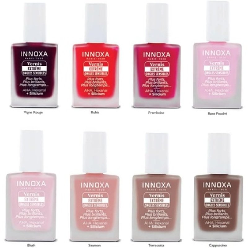 Innoxa Extreme Nail Polish 817 Raspberry - Long-Lasting Hold