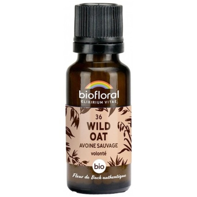 Biofloral Bach Flowers 36 Wild Oat Organic Dietary Supplement 19.5g