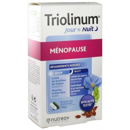 Nutreov Triolinum Day & Night Menopause Dietary Supplement 60 Capsules