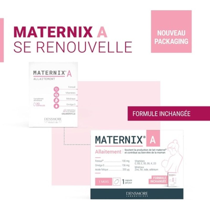 Densmore Maternix A Breastfeeding Food Supplement 100% of the Intake