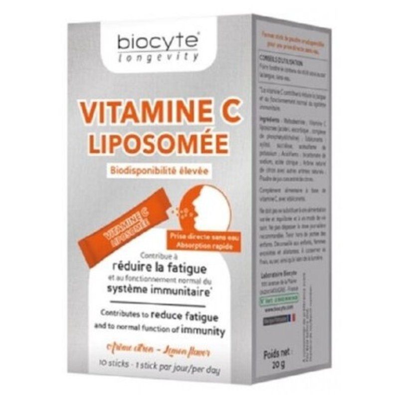 Biocyte Longevity Vitamin C Liposome 10 Sticks