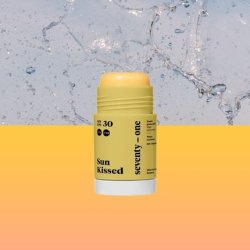 SeventyOne Percent Sun Kissed Sun Stick SPF 30 Face & Sensitive Areas Vegan Very High Protection Very Waterproof 80%