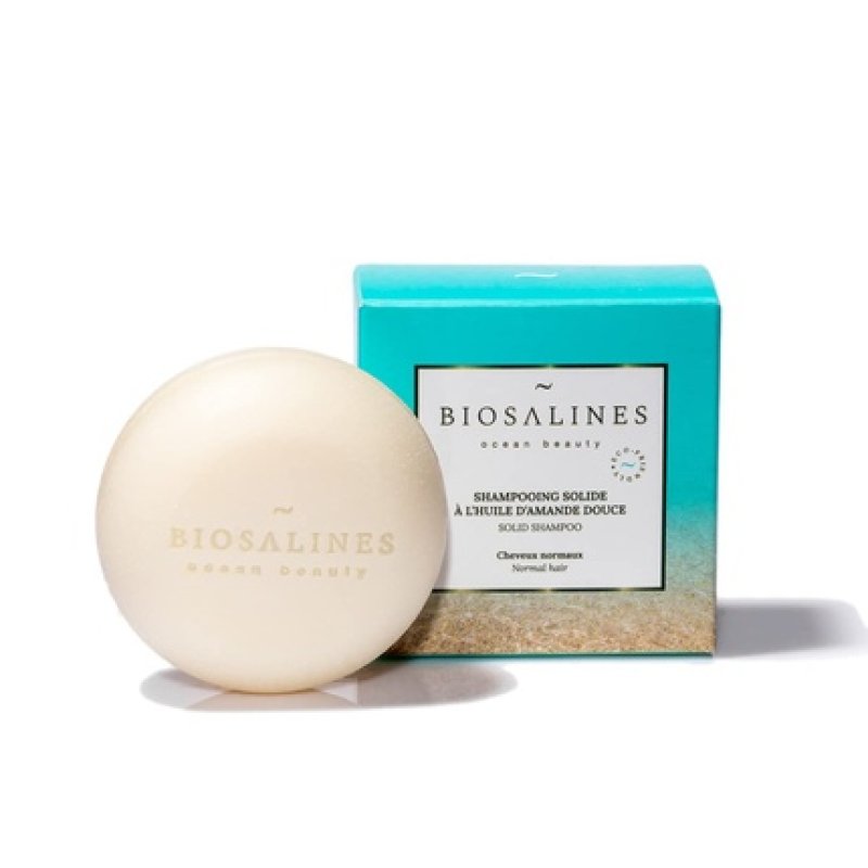 Biosalines Solid Shampoo with Almond Oil for Normal Hair 75g