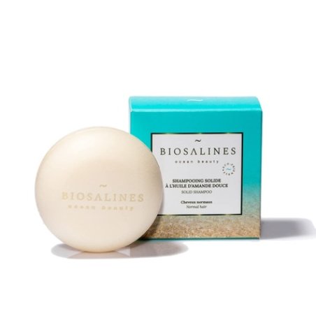 Biosalines Solid Shampoo with Almond Oil for Normal Hair 75g
