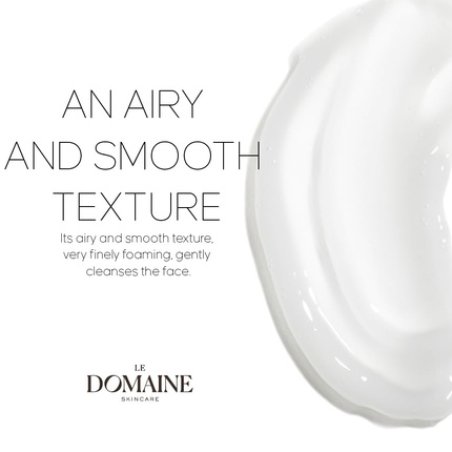 Le Domaine Facial Cleansing Emulsion Gentle Foaming Face Cleanser Hydrating Grape Extract Patented GSM10 for Sensitive