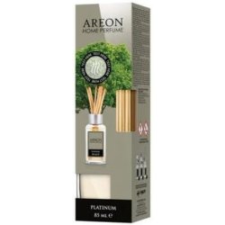 Areon Home Luxury Perfume Reed Diffuser with 10 Rattan Reeds Platinum Scent 85ml