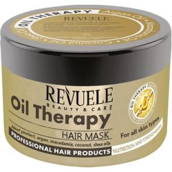 Revuele Oil Therapy Hair Mask with Argan, Macadamia, Coconut & Shea Oils 500ml