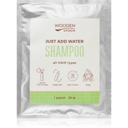 WoodenSpoon Just Add Water! Shampoo - Natural shampoo for shiny and soft hair, 25g