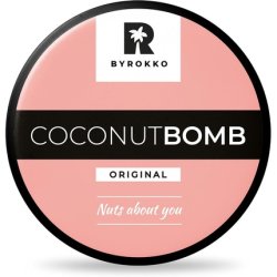 BYROKKO Coconut Bomb Hair Mask 180g Nourishing Hair Treatment for Damaged Dry Hair Vegan and Cruelty-Free