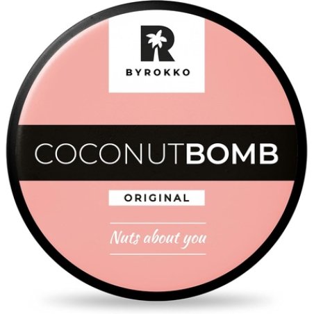 BYROKKO Coconut Bomb Hair Mask 180g Nourishing Hair Treatment for Damaged Dry Hair Vegan and Cruelty-Free