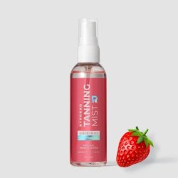 BYROKKO Strawberry Tanning Mist Face and Body Gradual Self Tanning Water 100ml with Hyaluronic Acid and Vitamin B