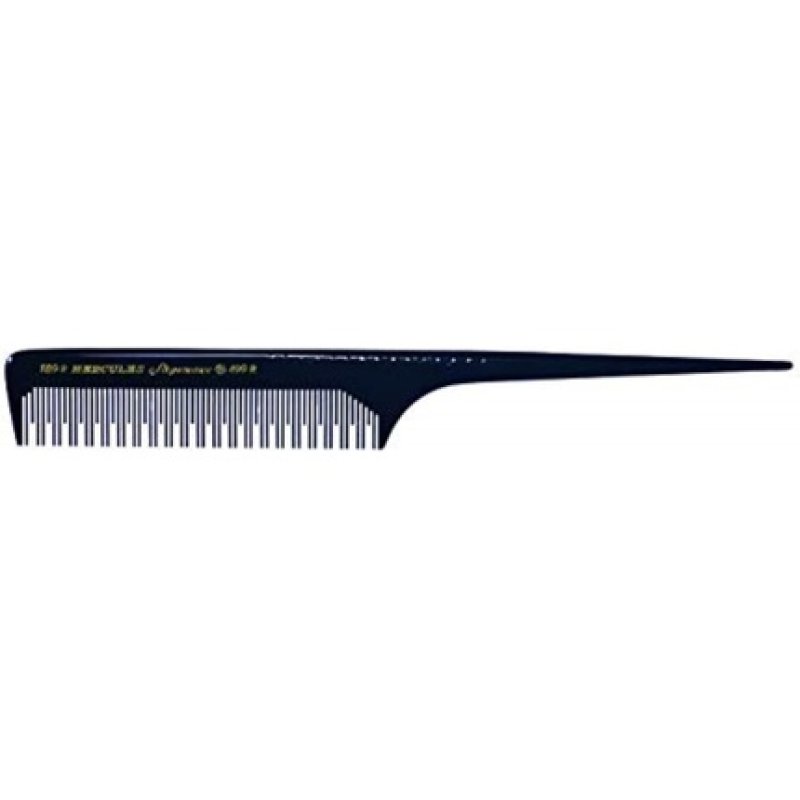 HERCULES SÄGEMANN 189R-499R Toupee Comb 8 Inch with Touping Teeth for Quick Styling Handle Comb for Curlers Perm and
