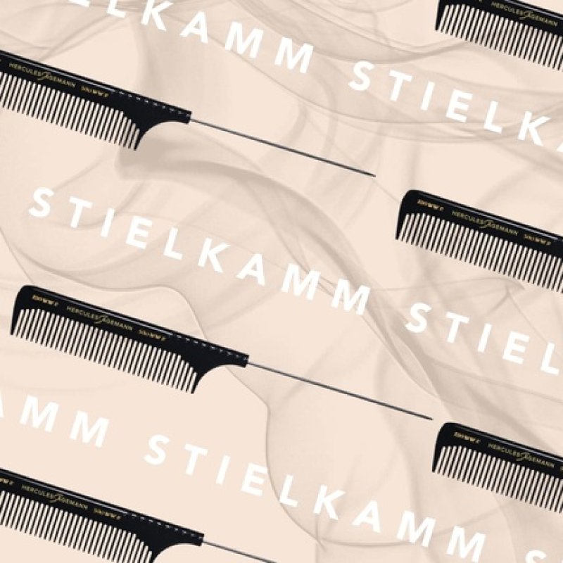 HERCULES SÄGEMANN 180WWR-500WWR Handle Comb with Steel Needle | Handcrafted Ebonite and Steel Needle Comb with Grip