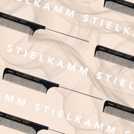 HERCULES SÄGEMANN 180WWR-500WWR Handle Comb with Steel Needle | Handcrafted Ebonite and Steel Needle Comb with Grip