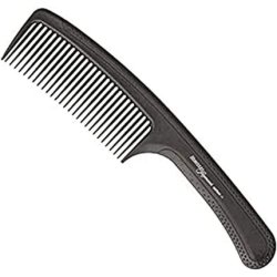 Hercules Sagemann C11 Anthracite Handle Carbon Comb 9