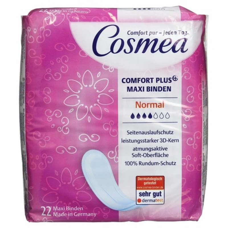 Cosmea Comfort Plus Maxi Pads Normal