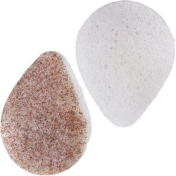 PARSA BEAUTY Konjac Face Sponge Clean & Peel Exfoliating Effect with Walnut Shell Biodegradable, 100% Natural and Vegan