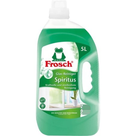 Frosch Spiritus Glass Cleaner for Streak-Free Shine 5000ml