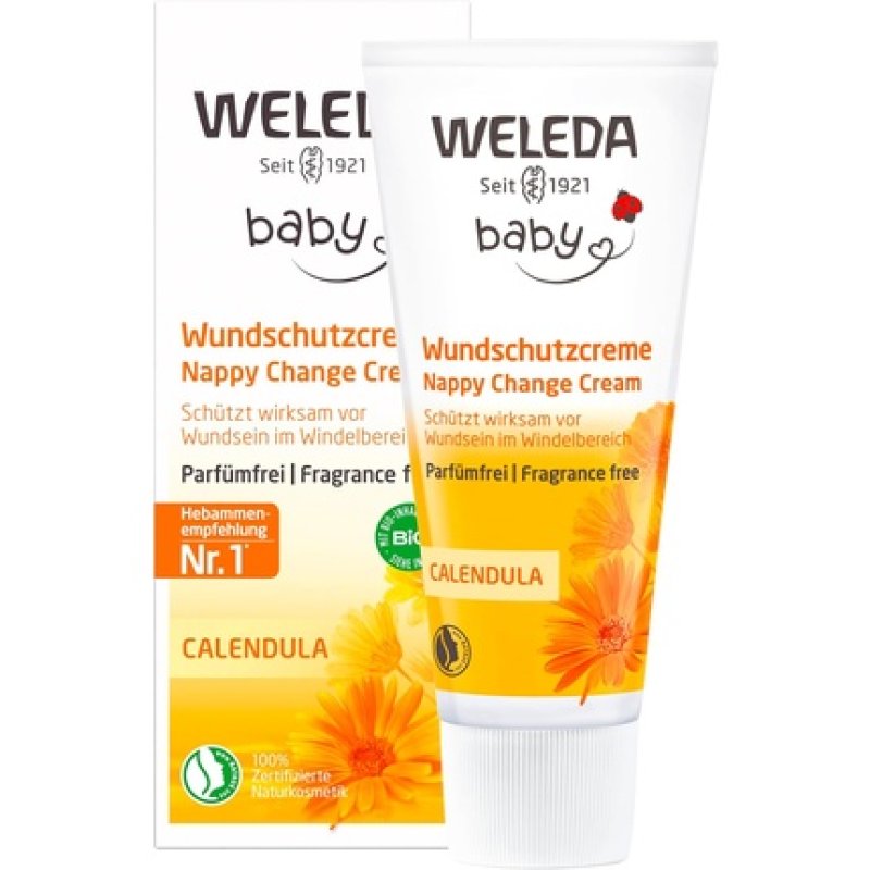 Weleda Organic Baby Calendula Diaper Cream Perfume-Free