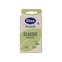 Ritex Pro Nature Classic 8 Condoms Made in Germany