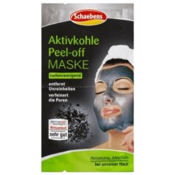 Schaebens Charcoal Detox Peel-Off Mask - 16ml - Pore Minimizing Deep Cleanse Formula