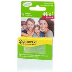 Ohropax Mini Silicon 8 Pcs