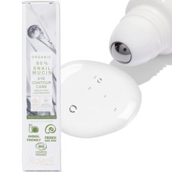 RoyeR Cosmetique 100% Pure Snail Mucin Eye Cream Certified Organic and Cruelty Free Made In France Natural Luxury Eye