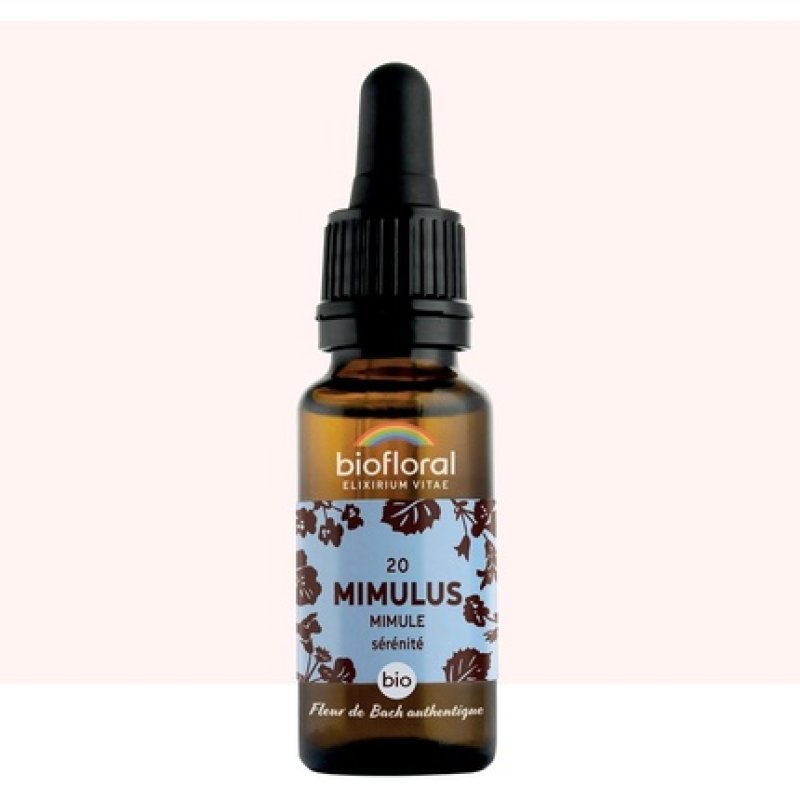 Biofloral Mimulus 20 Bach Flower Elixir by Doctor Bach