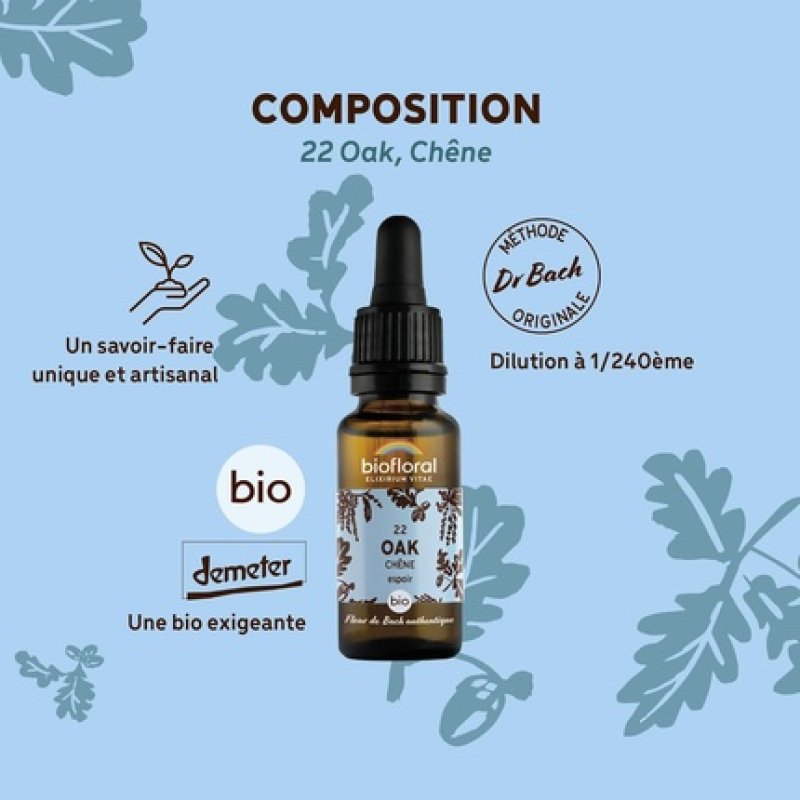 Biofloral Elixir Oak No. 22 20ml