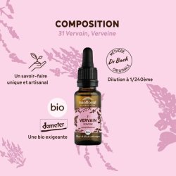 Fleurs De Bach Bio N31 Vervain 20ml