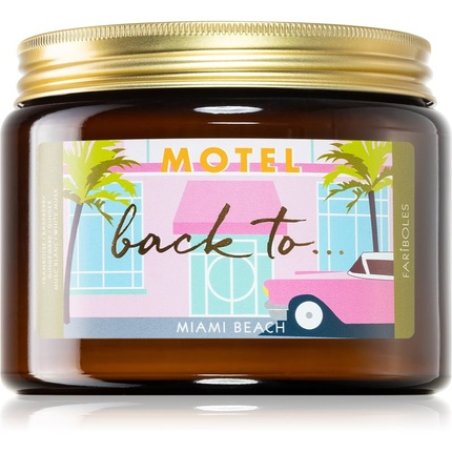 FARIBOLES Back to Miami Beach candela profumata - 400 g